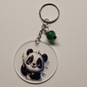 transparenter Acryl Anhänger Panda Bär Motiv