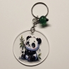 transparenter Acryl Anhänger Panda Bär Motiv