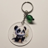 transparenter Acryl Anhänger Panda Bär Motiv