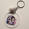 transparenter Acryl Anhänger Tier Babys Motiv