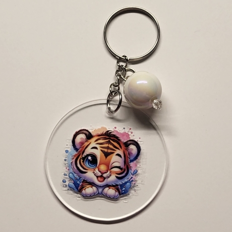 transparenter Acryl Anhänger Tier Babys Motiv