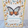Danksagung Karte Herzlichen Dank mit Schmetterling