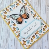 Danksagung Karte Herzlichen Dank mit Schmetterling