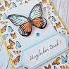 Danksagung Karte Herzlichen Dank mit Schmetterling