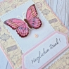 Danksagung Karte Herzlichen Dank mit Schmetterling
