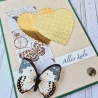 Geburtstagskarte Glückwunschkarte Alles Liebe mit Schmetterling