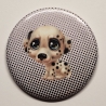 Spiegel Button Motiv siehe Bild kleiner Taschenspiegel