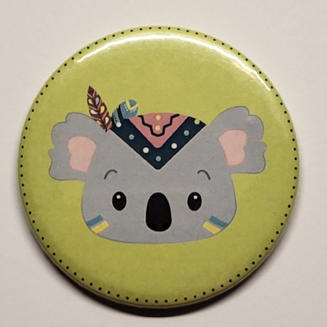 Spiegel Button Motiv siehe Bild kleiner Taschenspiegel