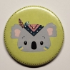 Spiegel Button Motiv siehe Bild kleiner Taschenspiegel