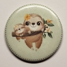 Spiegel Button Motiv siehe Bild kleiner Taschenspiegel