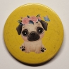 Ansteck Button Motiv siehe Bild für Kleidung und Taschen