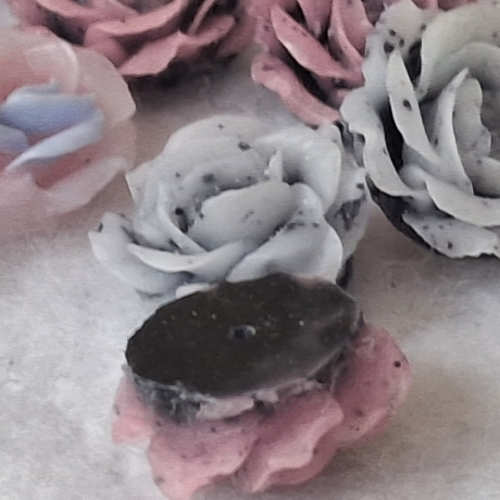 Perlen, Harzperlen,Rose, Blume 