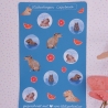 Stickerbogen Capybara