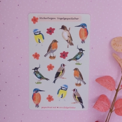 Stickerbogen Vogelgezwitscher