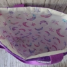 Shopper Marie Mond/Sterne lila/violett