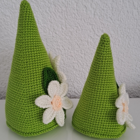 Gehäkelte Deko-Bäumchen im 2er Set | Handgemachte Dekoration 