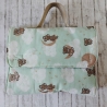 Windeltasche Lina mint/schwarzbraun Bärchen/Monde