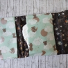 Windeltasche Lina mint/schwarzbraun Bärchen/Monde