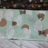 Windeltasche Lina mint/schwarzbraun Bärchen/Monde