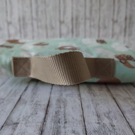 Windeltasche Lina mint/schwarzbraun Bärchen/Monde