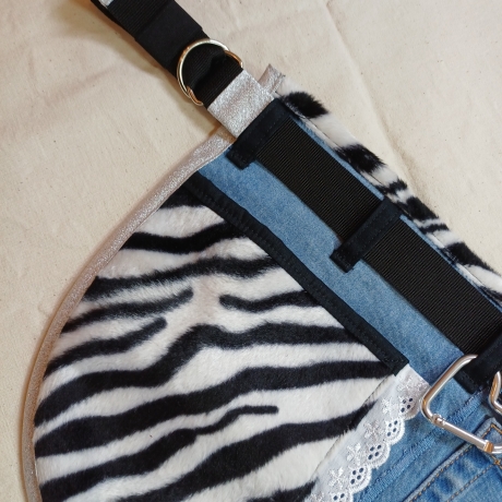 Schürze Wiesn Hüfttasche Bauchtasche Gartenschürze Upcycling