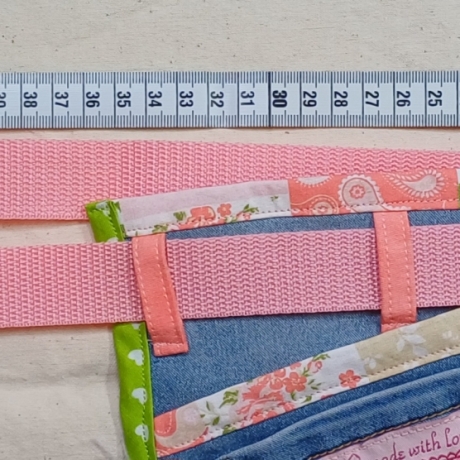 Schürze Wiesn Hüfttasche Bauchtasche Gartenschürze Upcycling