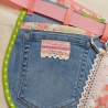 Schürze Wiesn Hüfttasche Bauchtasche Gartenschürze Upcycling