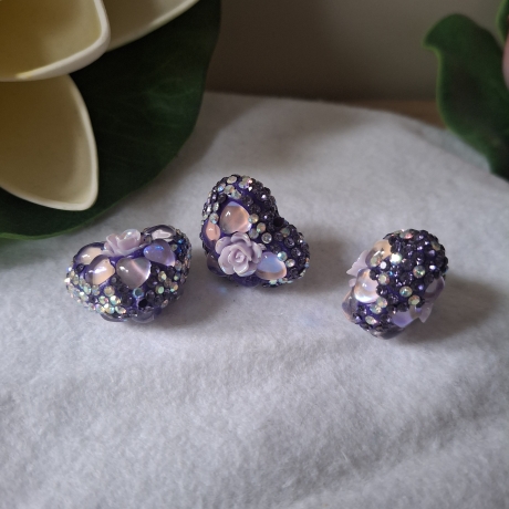 Perlen, Polymer, Strass