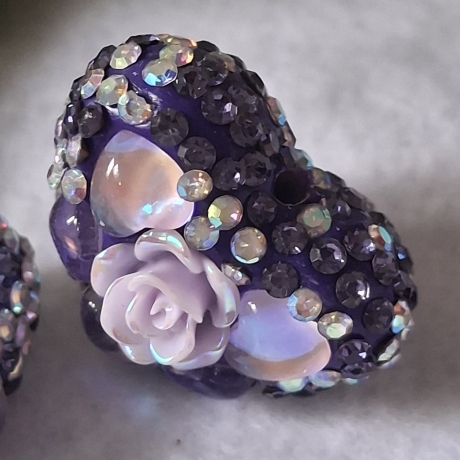 Perlen, Polymer, Strass