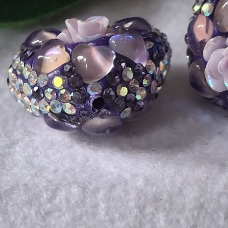 Perlen, Polymer, Strass
