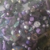 Perlen, Acryl-Perlen, lila