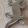 Anhänger, Edelstahl,  Salamander/Eidechse silberfarben 