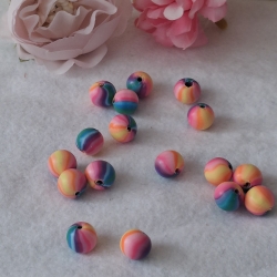 Perlen, Polymer Perlen, Regenbogen Farben 