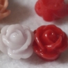 Perlen, Harzperlen, Rose, Blume