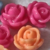 Perlen, Harzperlen, Rose, Blume