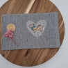 Küchenhandtuch Geschirrtuch Dackel Herz
