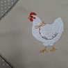 Topflappen Patchwork Huhn