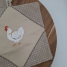 Topflappen Patchwork Huhn