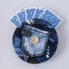 Spielkartenhalter Jeans für Kinder und Erwachsene