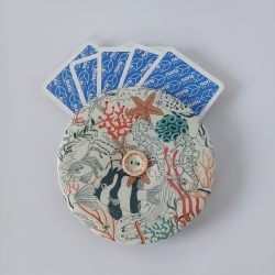 Spielkartenhalter Seestern für Kinder und Erwachsene