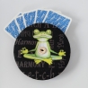 Spielkartenhalter Frosch für Kinder und Erwachsene