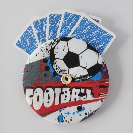 Spielkartenhalter Fussball für Kinder und Erwachsene
