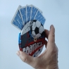 Spielkartenhalter Fussball für Kinder und Erwachsene