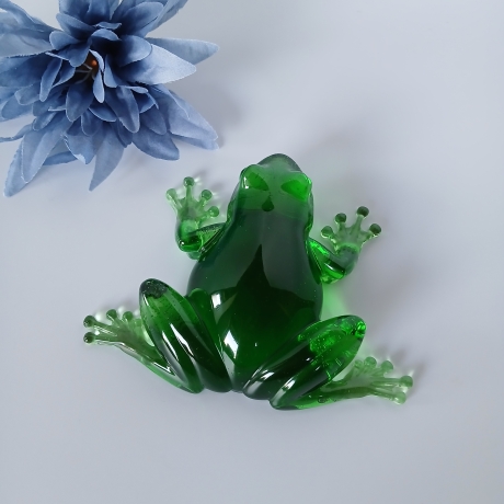 Epoxidharz Frosch Grün 