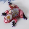 Epoxidharz Frosch Blüten 