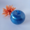 Epoxidharz Dose Apfel blau, Schmuckdose
