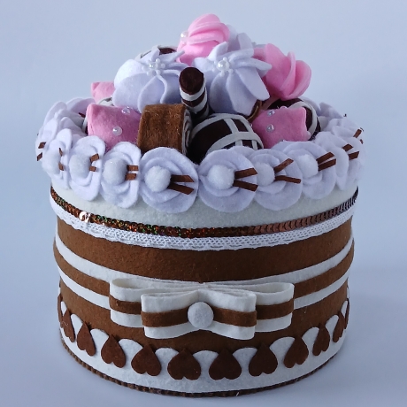 Torte Geschenkebox, Aufbewahrungsbox groß