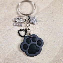Schlüsselanhänger TIERPFOTE Geschenkidee Hundefans Tierliebhaber