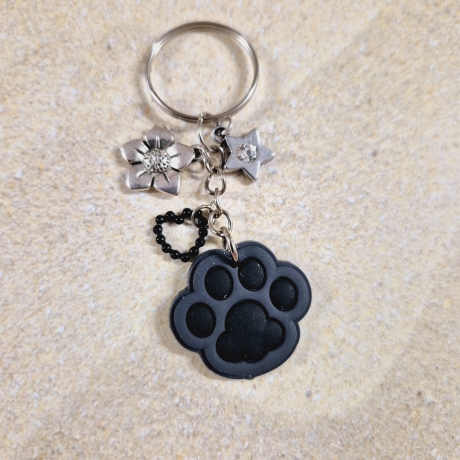 Schlüsselanhänger TIERPFOTE Geschenkidee Hundefans Tierliebhaber