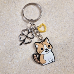 Schlüsselanhänger KATZE Geschenkidee für Katzenfans Tierliebhaber